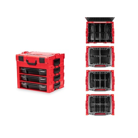 Tekton 3-Drawer Modular Stacking Parts Organizer OLB99200
